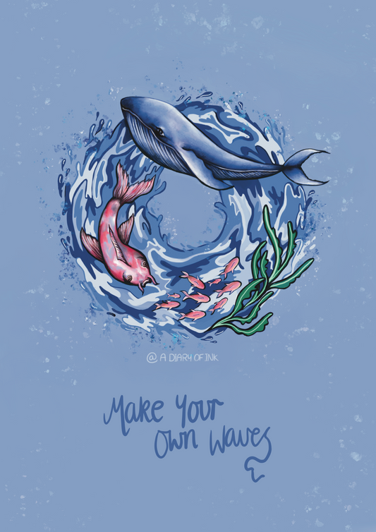 Make Your Own Waves - Wall Print