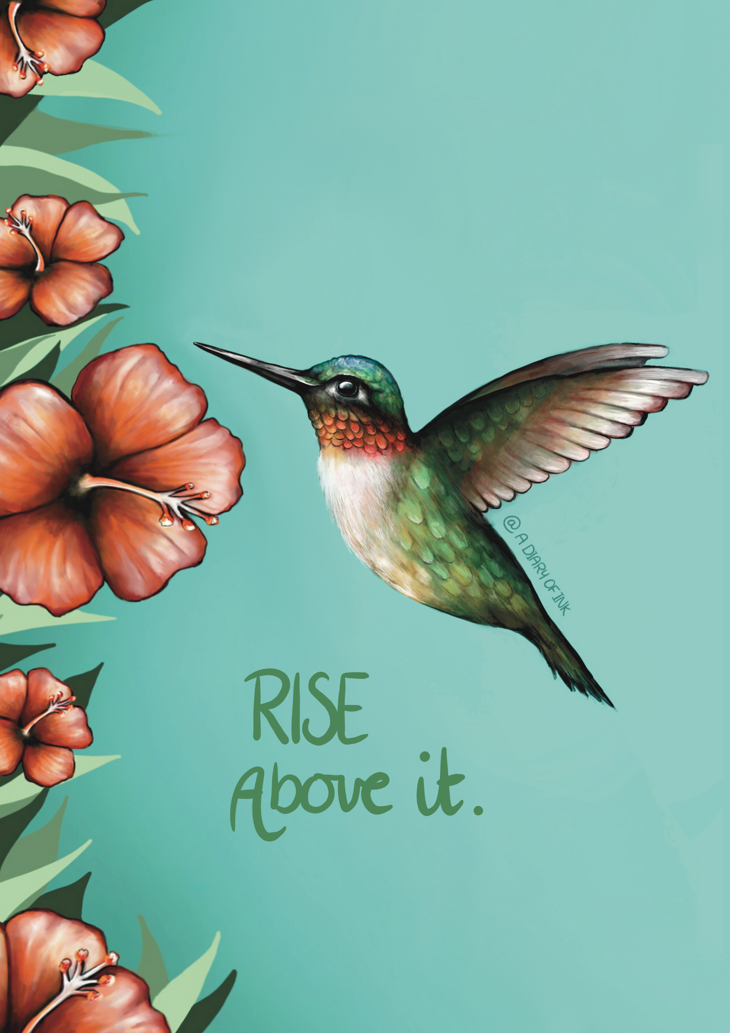 Rise Above It - Wall Print